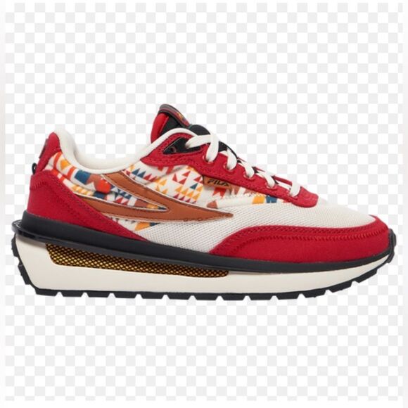 Fila Other - Fila Sneakers Renno Woven in Fila Red Gardenia and Black Little Boys size 1